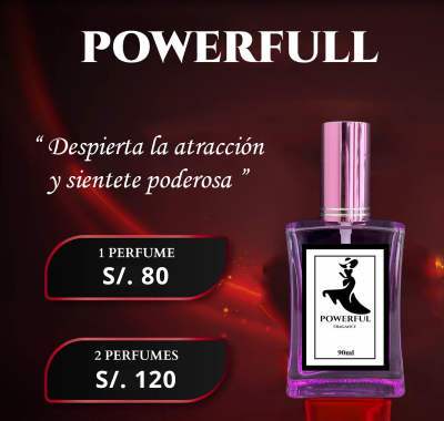 PowerFul Perfume con Feromonas! / Damas + Atomizador de Perfume 🎁
